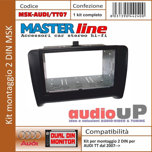 Masque autoradio din - din, avec