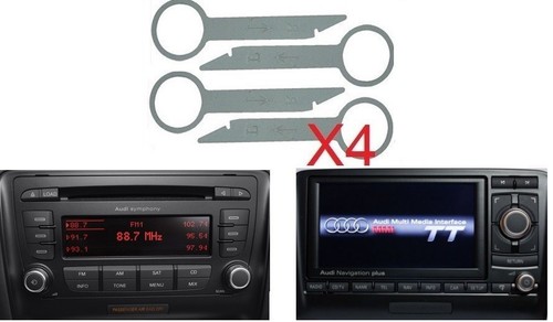 Cles demontage autoradio audi - demontage,