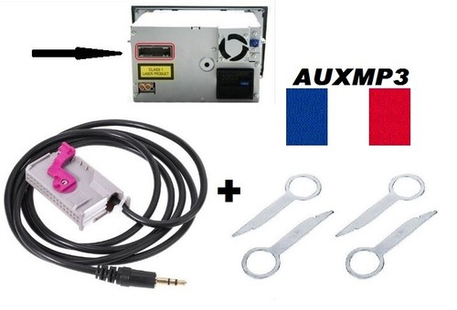 Adaptateur mp3 autoradio rns - autoradio, e